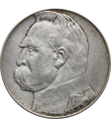 10 złotych Józef Piłsudski 1936, stan 3+