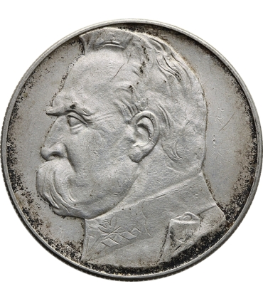10 zł Józef Piłsudski 1935, stan 3+