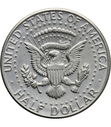 USA, 1/2 dolara Kennedy 1966 bez znaku, stan 2+