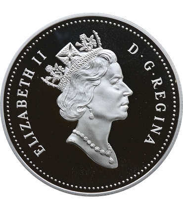 Kanada 1 dolar, 1997 25 rocznica - Turniej Summit Series ZSRR-Kanada srebro