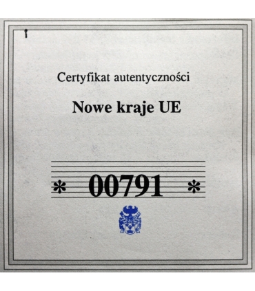 Medal 2002 Jan Paweł II – Città del Vaticano, pozłacana miedź, 35 mm, certyfikat