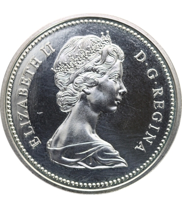 Kanada 1 dolar, 1971, 100 lat Kolumbii brytyjskiej, srebro