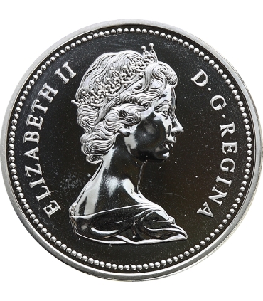 Kanada, 1 dolar 1976, Biblioteka parlamentu, srebro, certyfikat
