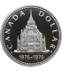 Kanada, 1 dolar 1976, Biblioteka parlamentu, srebro, certyfikat