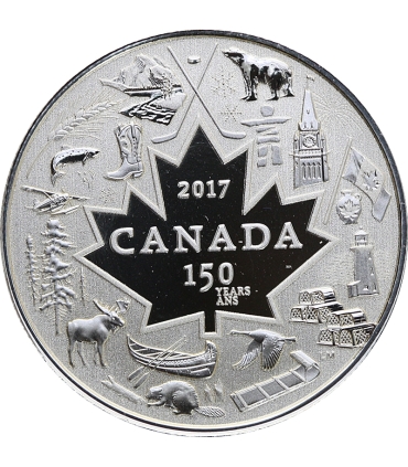 Kanada 1 Dolar 1964 - Quebec, srebro, certyfikat