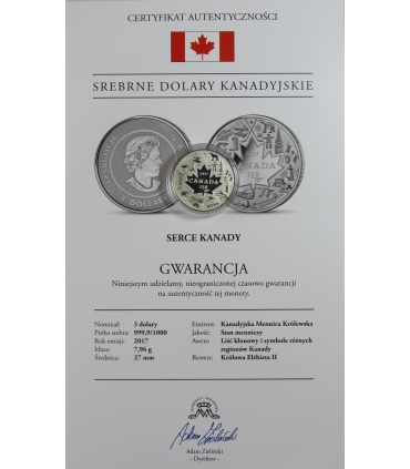 Kanada 1 Dolar 1964 - Quebec, srebro, certyfikat