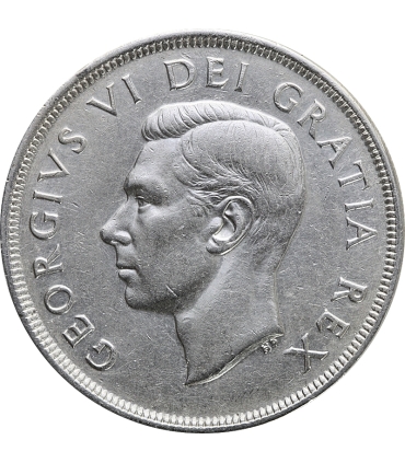 Kanada, 1 dolar 1949, Nowa Funlandia, srebro, certyfikat