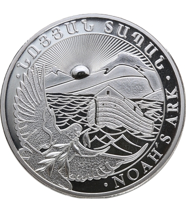 Armenia 500 dram Arka Noego 2015, srebro Ag999, certyfikat