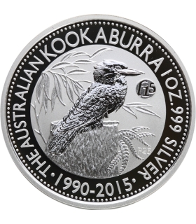 Australia, 1 dolar, Kukabura, 2008, srebro Ag999, 1OZ, st. 1, certyfikat
