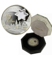 Kiribati 20 dolarów Gwiazda Betlejemska 2014 – 2 oz srebro 925, platerowane złotem