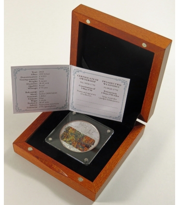 Niue 1 Dolar Konstytucja 3 Maja 1791 – 2021, srebro 999 Ag, 1 uncja, etui, certyfikat