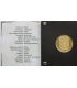 5 dolarów Niue Pierwszy polski znaczek 1860 , 2022, złoto 999 Au, 3,11g, etui, certyfikat