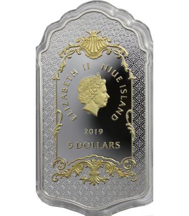 Niue 5 dolarów Divine Mercy Cracow 1944, 2019, srebro Ag 999, 2 uncje 62,2g, etui, certyfikat