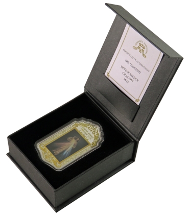 Niue 5 dolarów Divine Mercy Cracow 1944, 2019, srebro Ag 999, 2 uncje 62,2g, etui, certyfikat