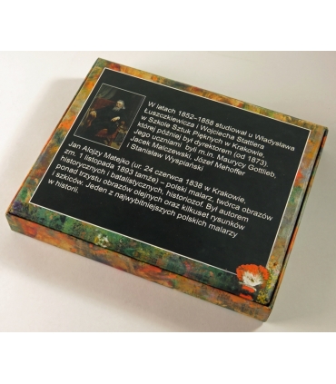 Zestaw platerowanych medali „Mistrz Jan Matejko – Historia zapisana w obrazach”, 2023, etui, certyfikat