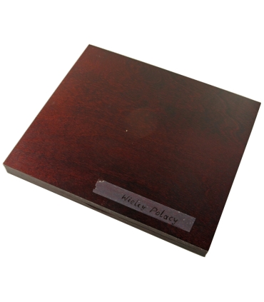 Zestaw 5 medali z serii Wielcy Polacy w drewnianej kasecie