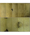 Zestaw 5 sztabek Ostatnia Wieczerza, Leonardo da Vinci, certyfikat, etui