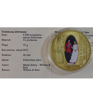 Zestaw 96 szt. medali - Bóg Honor Ojczyzna – Dzieje Narodu Polskiego, platerowane złotem, kapsle, etui