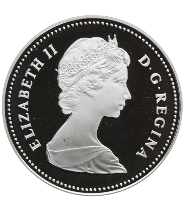 Kanada, 1 Dolar 1982, Bizon, certyfikat, stan 1