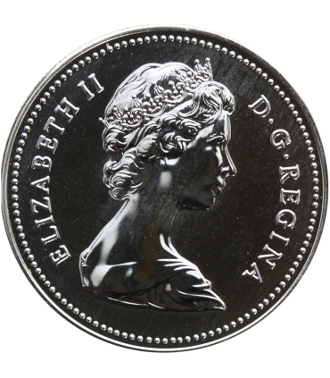 Kanada, 1 dolar 1980, Niedźwiedź polarny, srebro, certyfikat