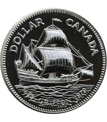 Kanada, 1 dolar 1979, Żaglowiec Gryf, stan 1-