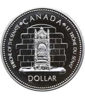 Kanada 1 Dolar Jubileusz Królowej Elżbiety II, 1977, srebro, certyfikat