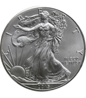 USA, 1 dolar "Srebrny Orzeł", 1 Oz, 2015, certyfikat, mennicza