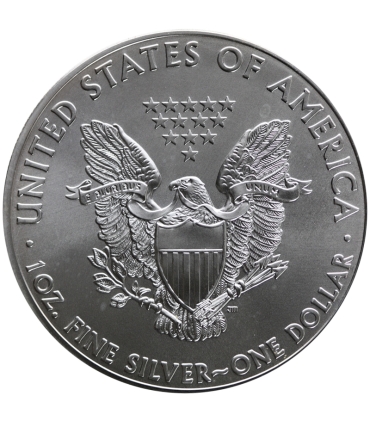 USA, 1 dolar "Srebrny Orzeł", 1 Oz, 2015, certyfikat, mennicza