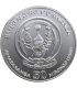 Rwanda 50 franków, 2015 Bawół, Srebro, Ag999, certyfikat