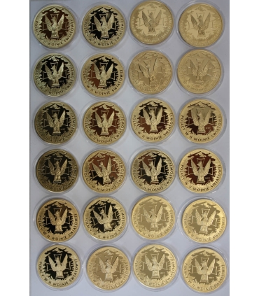 Zestaw 15 szt. medali - Polacy w II wojnie światowej + pudełko+ certyfikaty