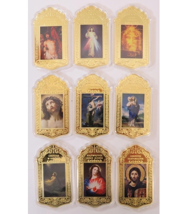 Najwspanialsze Wizerunki Jezusa Chrystusa - 9 sztuk medali + ekskluzywne drewniane etui
