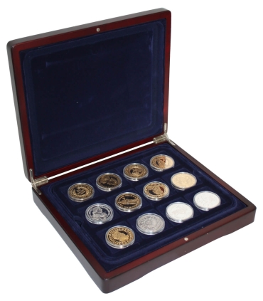 Najcenniejsze Monety Polskie – komplet 24 replik w eleganckim pudełku + certyfikaty