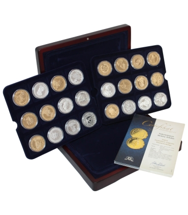 Najcenniejsze Monety Polskie – komplet 24 replik w eleganckim pudełku + certyfikaty