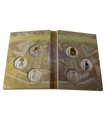 Shrines of Europe – Totus Tuus, O Maria! – 6 medali platerowanych, sanktuaria maryjne, etui kolekcjonerskie
