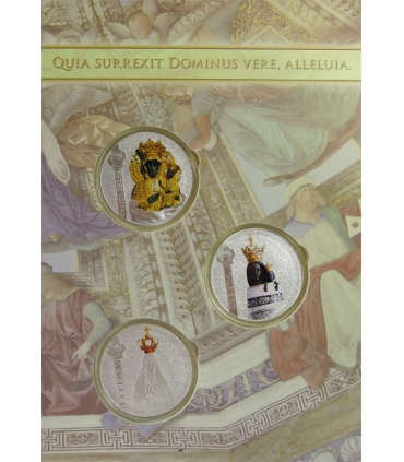 Shrines of Europe – Totus Tuus, O Maria! – 6 medali platerowanych, sanktuaria maryjne, etui kolekcjonerskie