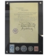 II RP, 3 monety srebrne z lat 1934-1937 + dwa znaczki + reprint nadania władzy dla Piłsudskiego