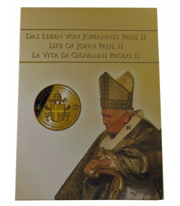 Życie Jana Pawła II – komplet 2 albumów z 7 medalami