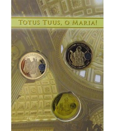 Życie Jana Pawła II – komplet 2 albumów z 7 medalami