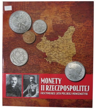 Monety II Rzeczypospolitej – zestaw kolekcjonerski 7 monet + z banknot 100 zł 1934,  certyfikat, etui