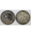 Lot 2 x 10 złotych Głowa kobiety 1932, stan 3