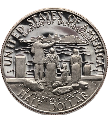 USA 1 dolar, 1986, Ellis Island, stan 1