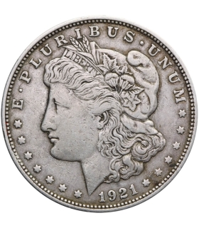 USA 1 dolar, Dolar Morgana, 1921, D, stan 3