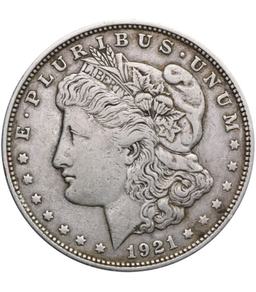 USA 1 dolar, Dolar Morgana, 1921, D, stan 3