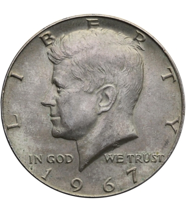 USA 1/2 dolara half dollar Kennedy 1967, stan 2-