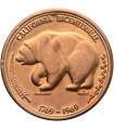 Medal okolicznościowy California Bicentennial 1769-1969 „The Golden Land”, brąz