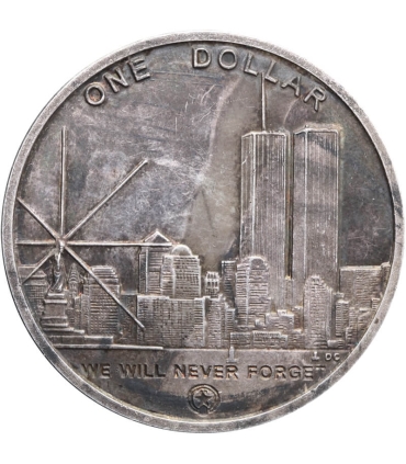 Token pamiątkowy Freedom Tower 2004 „We Will Never Forget”,