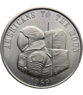 Medal 1969 Apollo „Americans to the Moon” – pamiątka kosmiczna program Apollo