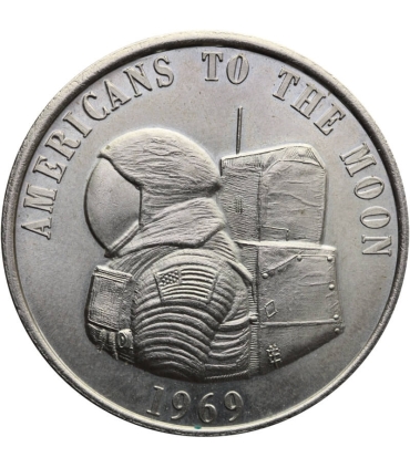 Medal 1969 Apollo „Americans to the Moon” – pamiątka kosmiczna program Apollo
