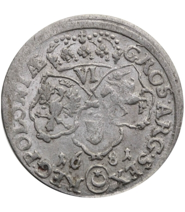Jan III Sobieski, Szóstak 1680, stan 4