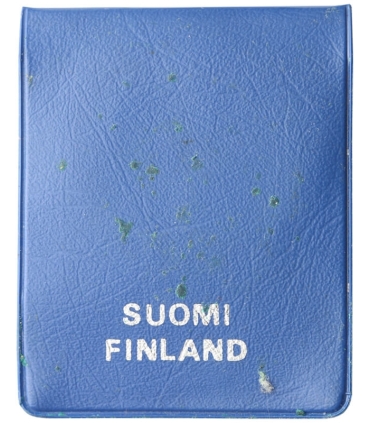 Finlandia 10 marek, 1975 75 rocznica urodzin - Urho Kekkonen, srebro, etui